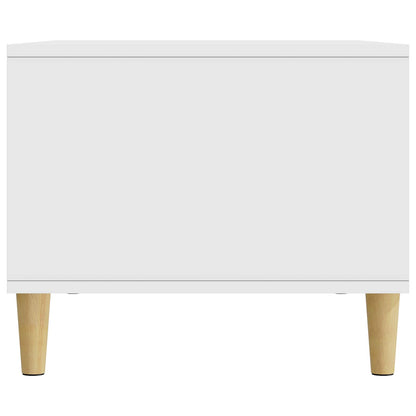 Tavolino da salotto Bianco 90 x 50 x 40 cm Legno ingegnerizzato | homemem39
