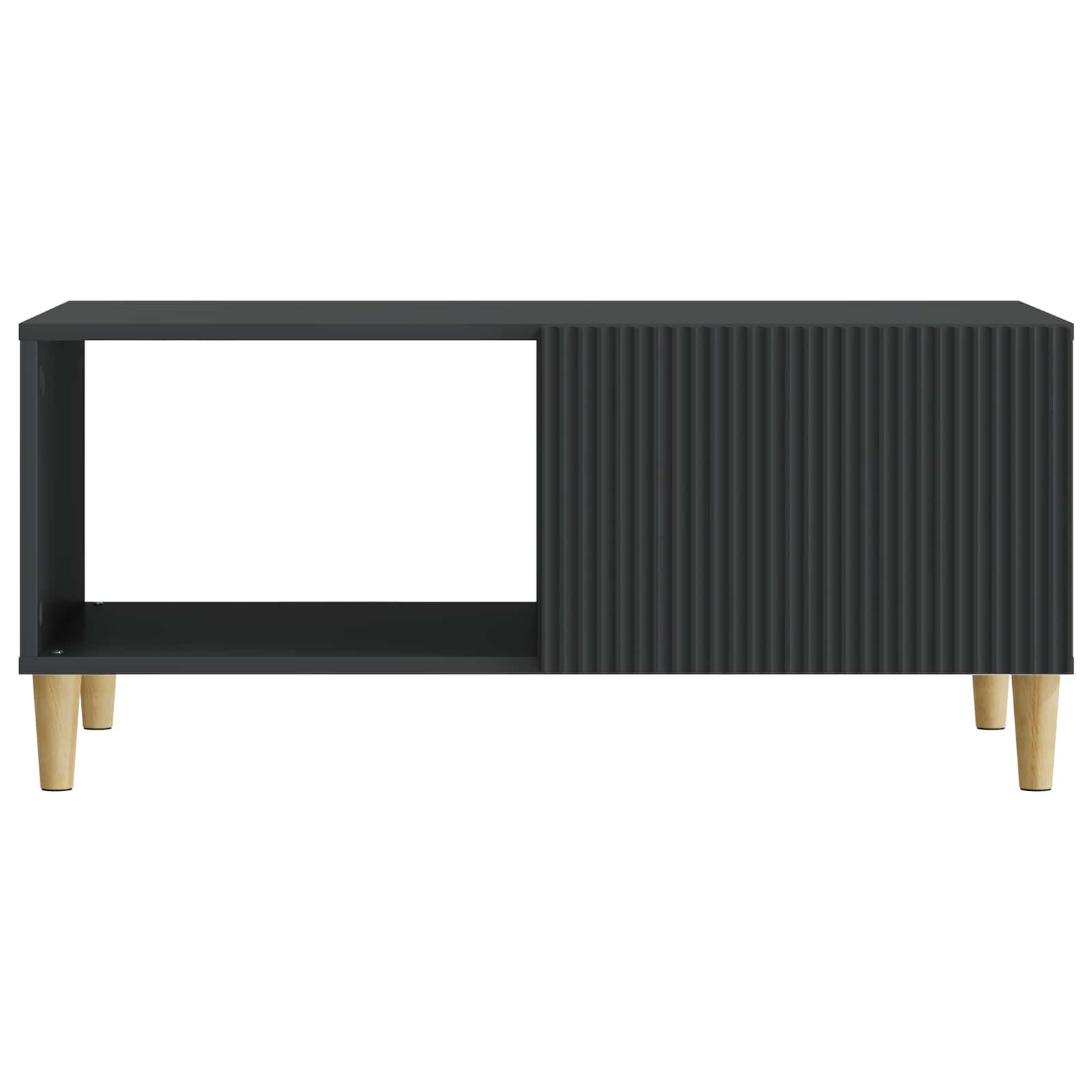 Tavolino da salotto Nero 90 x 50 x 40 cm Legno ingegnerizzato | homemem39