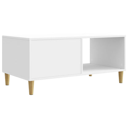 Tavolino da salotto Bianco Lucido 90 x 50 x 40 cm | homemem39