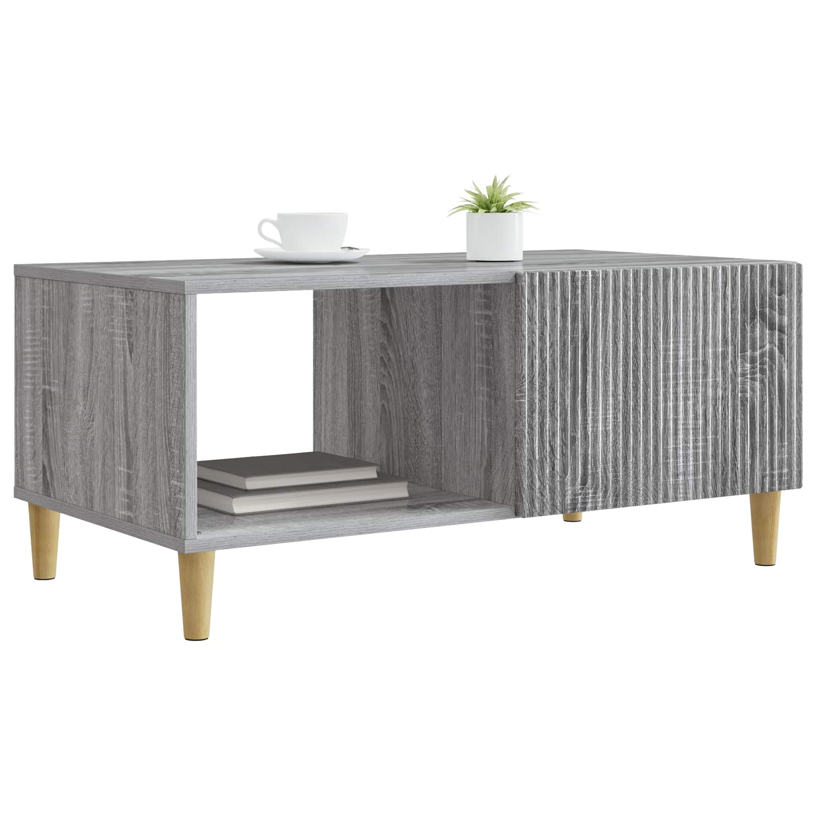 Tavolino da salotto Grigio Sonoma 90 x 50 x 40 cm | homemem39