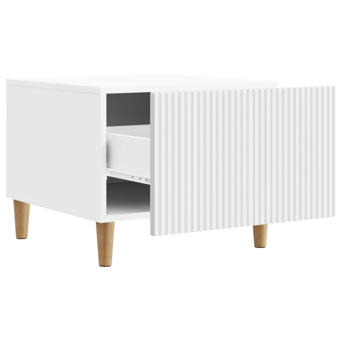 Tavolino da salotto Bianco 49 x 50 x 40 cm Legno ingegnerizzato | homemem39