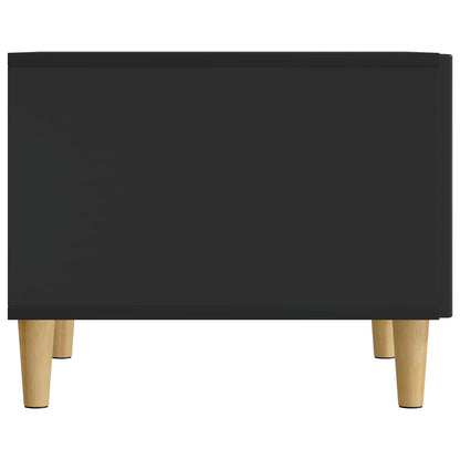 Tavolino da salotto Nero 49 x 50 x 40 cm Legno ingegnerizzato