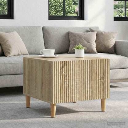 Tavolino da salotto con cassetto Rovere Sonoma 49 x 50 x 40 cm