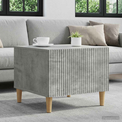 Tavolino da salotto con cassetto Grigio Cemento 49 x 50 x 40 cm