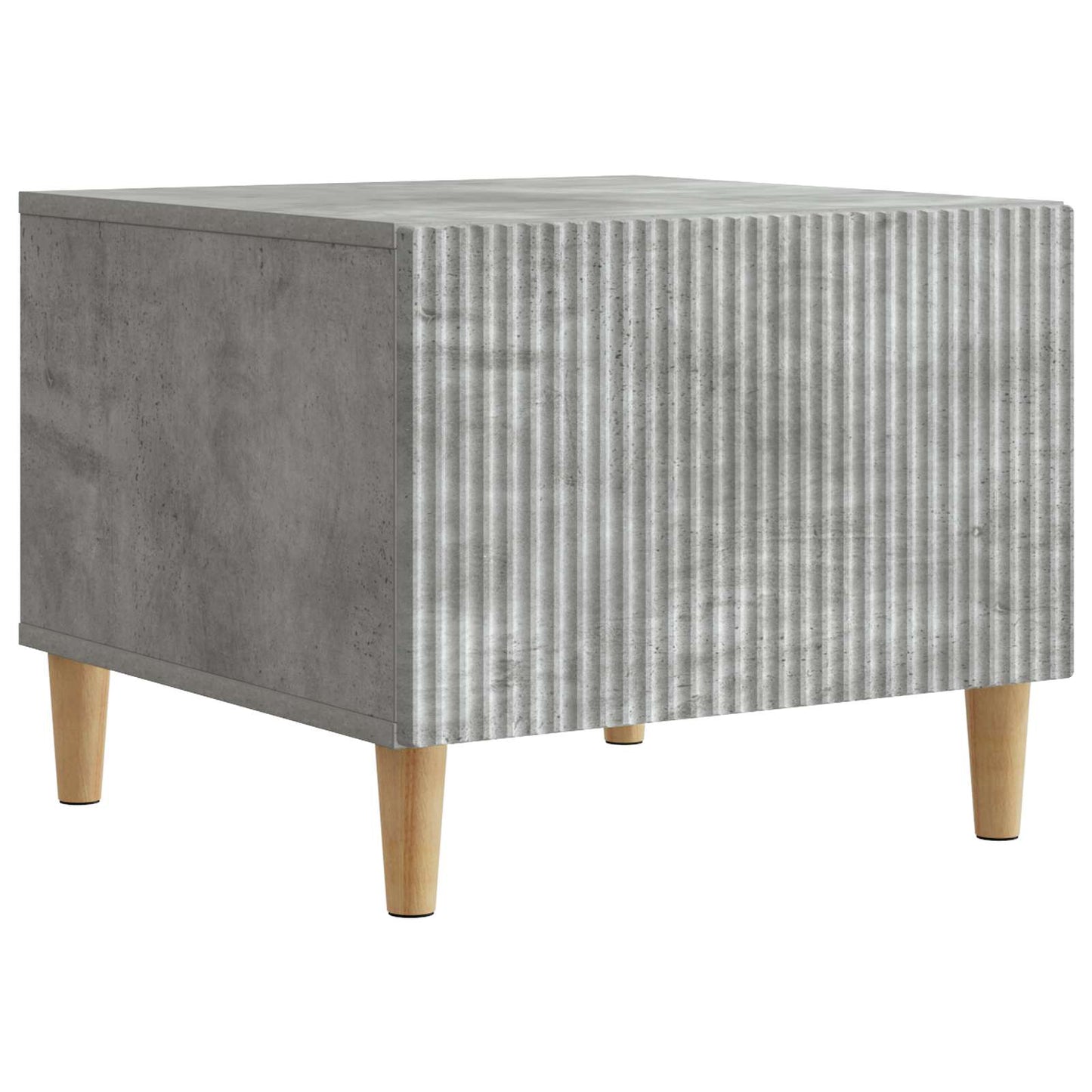 Tavolino da salotto con cassetto Grigio Cemento 49 x 50 x 40 cm | homemem39