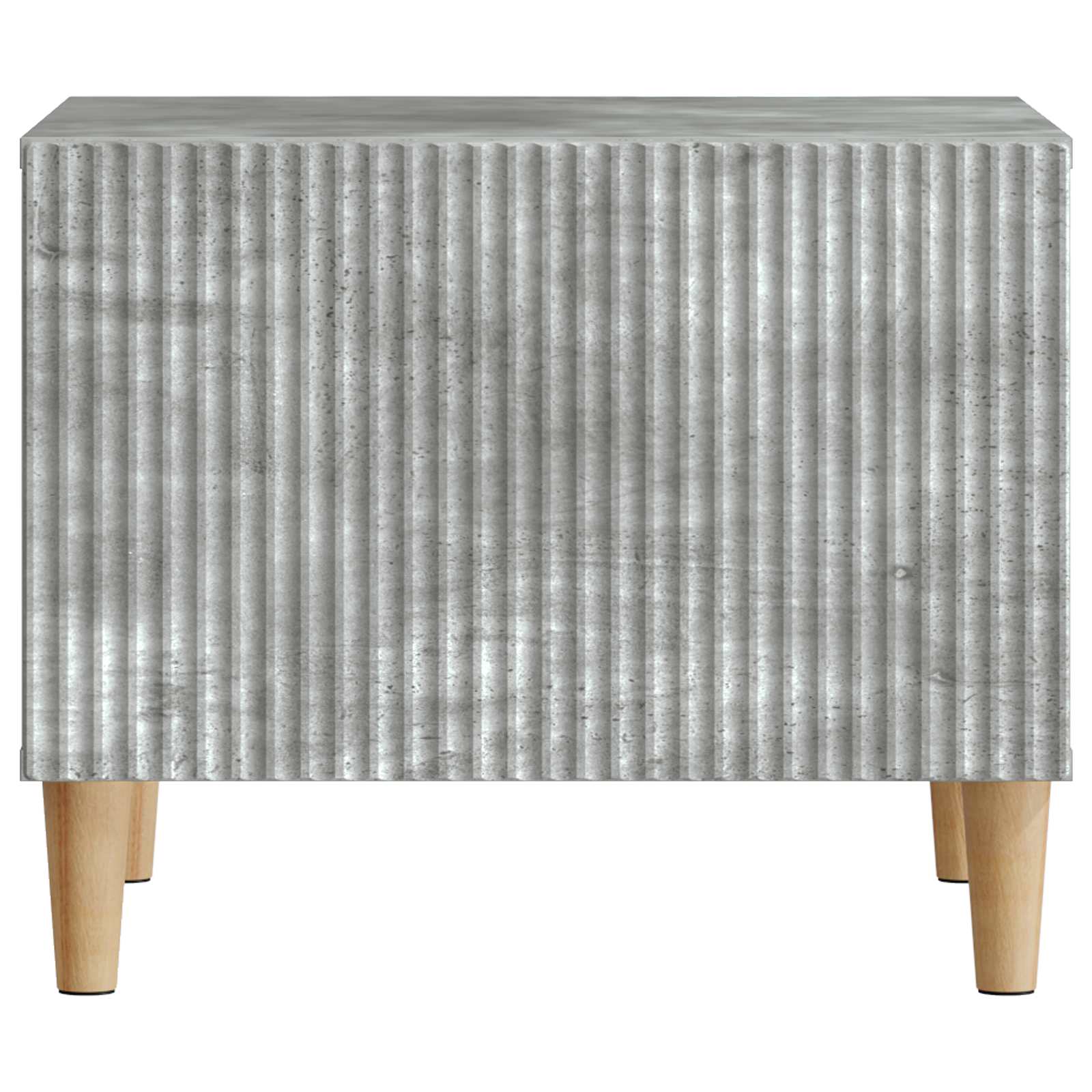 Tavolino da salotto con cassetto Grigio Cemento 49 x 50 x 40 cm | homemem39