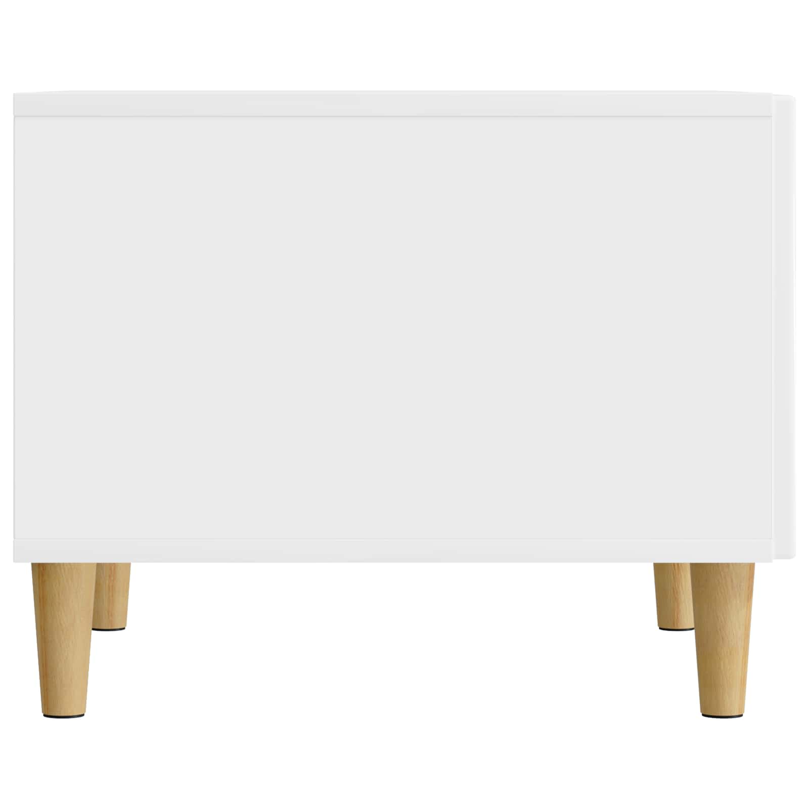 Tavolino da salotto con cassetto Bianco Lucido 49 x 50 x 40 cm | homemem39