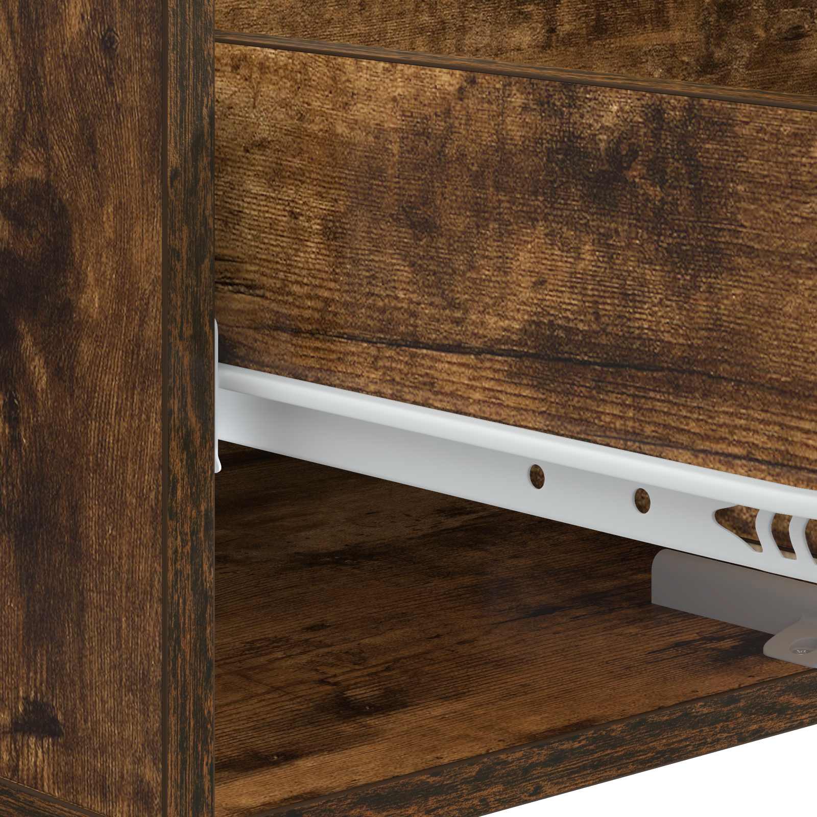 Tavolino da salotto con cassetto Rovere Fumo 49 x 50 x 40 cm | homemem39