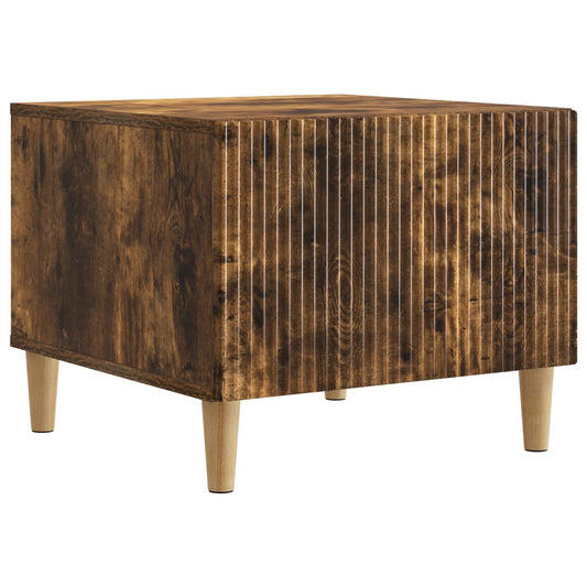 Tavolino da salotto con cassetto Rovere Fumo 49 x 50 x 40 cm