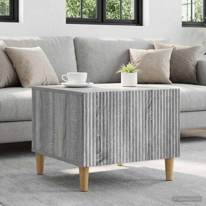 Tavolino da salotto con cassetto Grigio Sonoma 49 x 50 x 40 cm