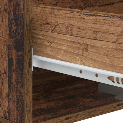 Tavolino da salotto con cassetto Legno antico 49 x 50 x 40 cm