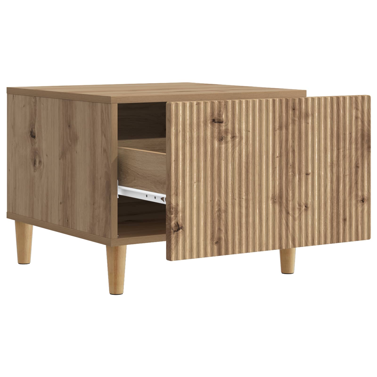 Tavolino da salotto Rovere Artigianale 49 x 50 x 40 cm | homemem39