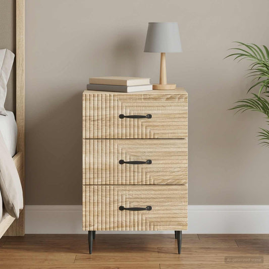 Armadio da Notte con cassetto Rovere Sonoma 43 x 41 x 66,5 cm | homemem39