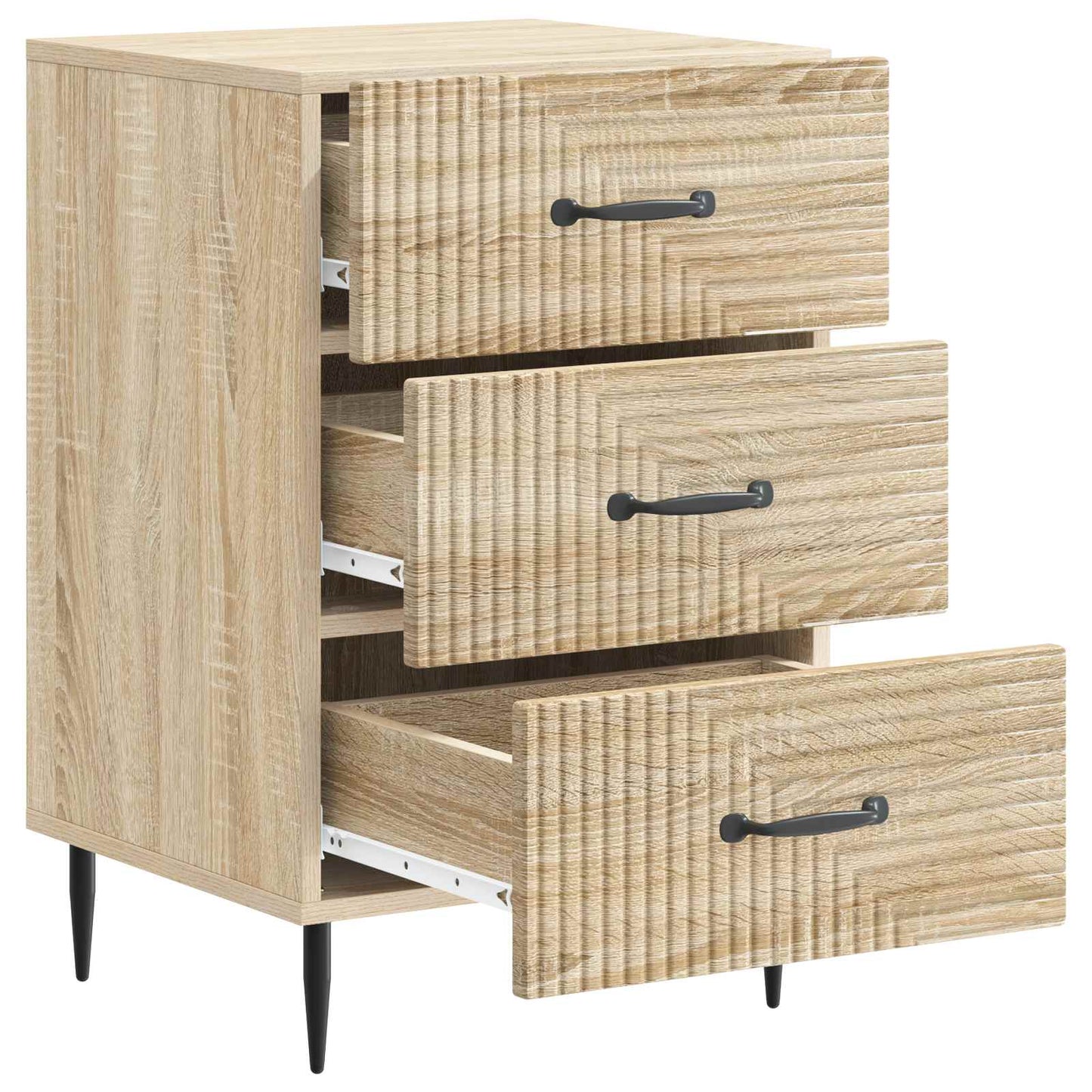 Armadio da Notte con cassetto Rovere Sonoma 43 x 41 x 66,5 cm | homemem39
