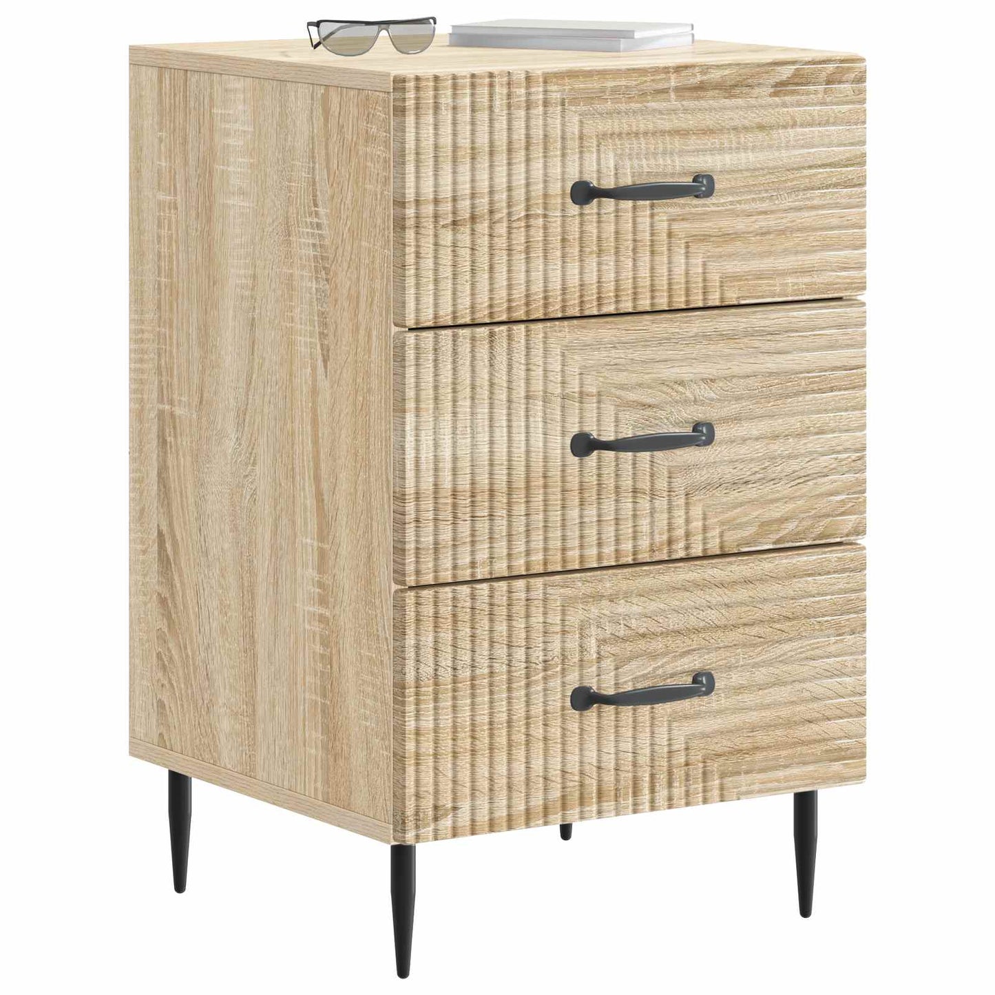 Armadio da Notte con cassetto Rovere Sonoma 43 x 41 x 66,5 cm | homemem39