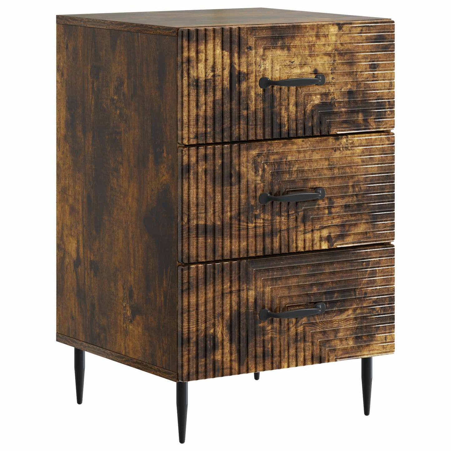 Armadio da Notte con cassetto Rovere Fumo 43 x 41 x 66,5 cm | homemem39