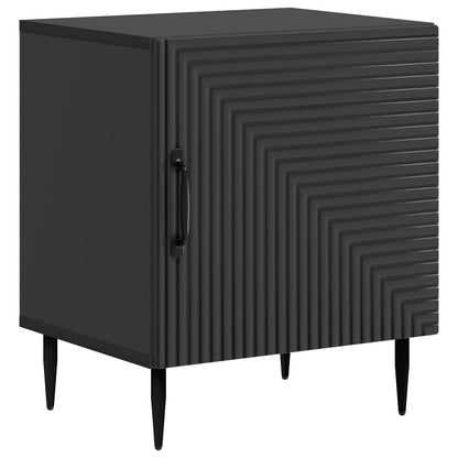 Armadio da Notte Nero 43 x 34,5 x 50 cm Legno ingegnerizzato | homemem39
