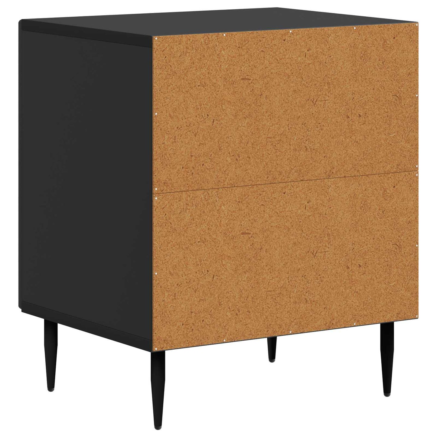 Armadio da Notte Nero 43 x 34,5 x 50 cm Legno ingegnerizzato | homemem39
