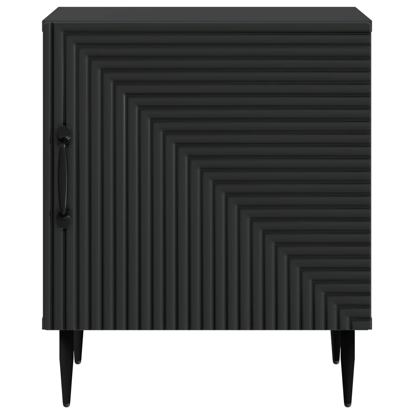 Armadio da Notte 2 pcs Nero 43 x 34,5 x 50 cm | homemem39