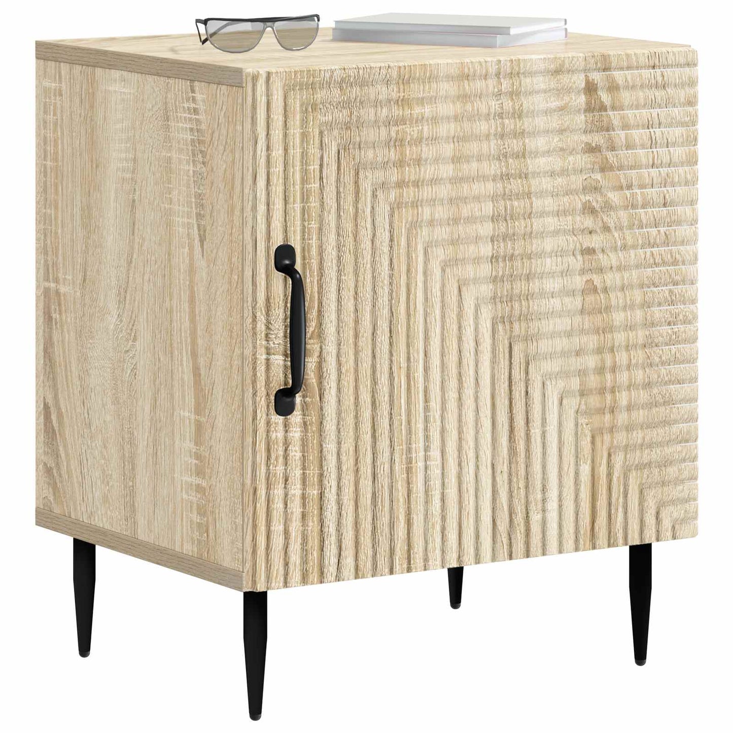 Armadio da Notte 2 pz Rovere Sonoma 43 x 34,5 x 50 cm
