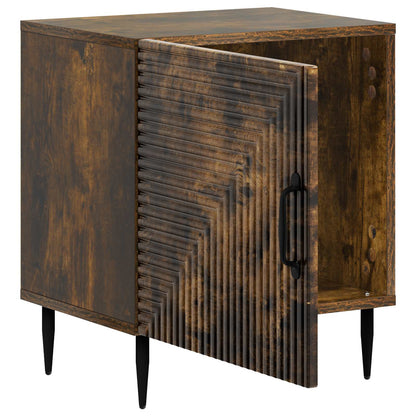 Armadio da Notte Rovere Fumo 43 x 34,5 x 50 cm