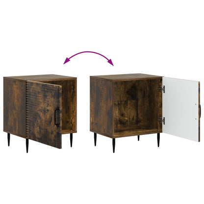 Armadio da Notte Rovere Fumo 43 x 34,5 x 50 cm