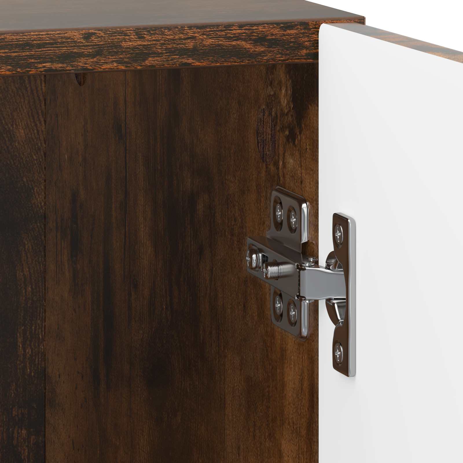 Armadio da Notte 2 pcs Rovere Fumo 43 x 34,5 x 50 cm | homemem39
