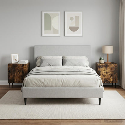 Armadio da Notte 2 pcs Rovere Fumo 43 x 34,5 x 50 cm