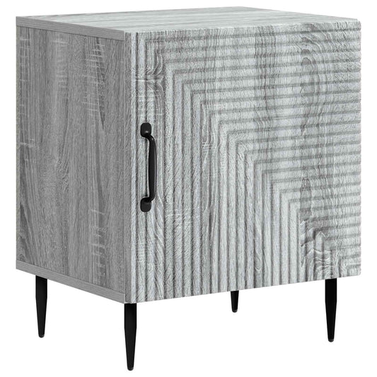 Armadio da Notte Grigio Sonoma 43 x 34,5 x 50 cm | homemem39