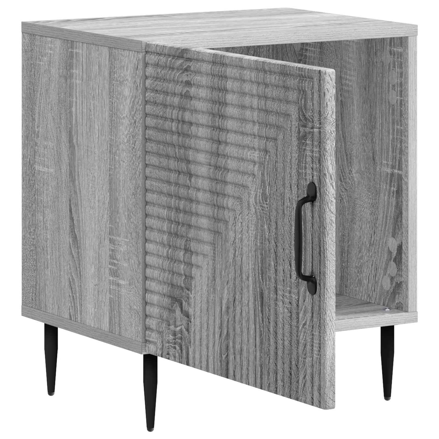 Armadio da Notte Grigio Sonoma 43 x 34,5 x 50 cm | homemem39