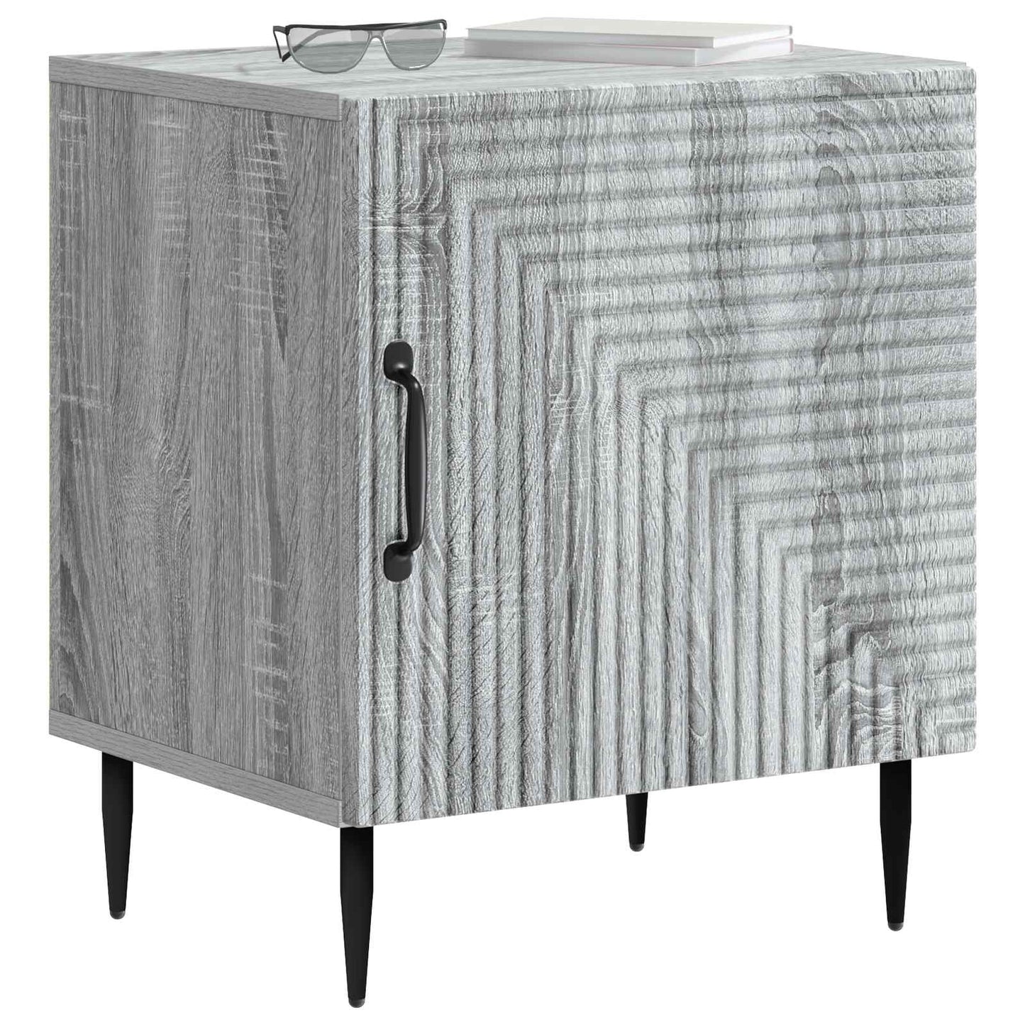 Armadio da Notte Grigio Sonoma 43 x 34,5 x 50 cm | homemem39