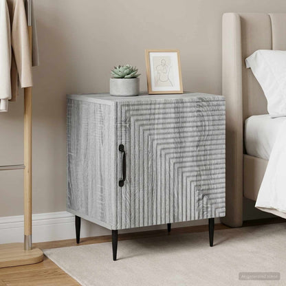 Armadio da Notte 2 pcs Grigio Sonoma 43 x 34,5 x 50 cm