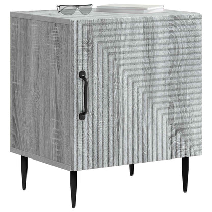 Armadio da Notte 2 pcs Grigio Sonoma 43 x 34,5 x 50 cm