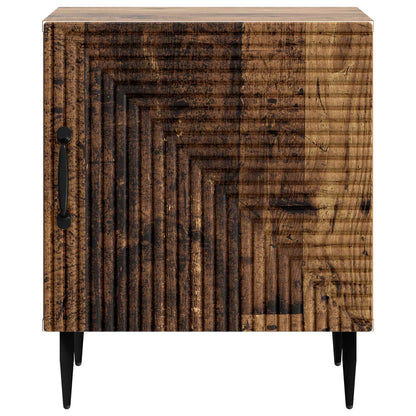 Armadio da Notte 2 pcs Legno antico 43 x 34,5 x 50 cm