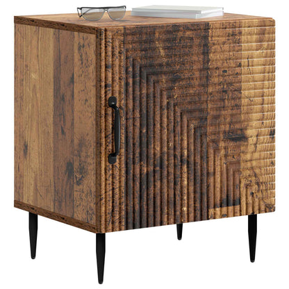 Armadio da Notte 2 pcs Legno antico 43 x 34,5 x 50 cm