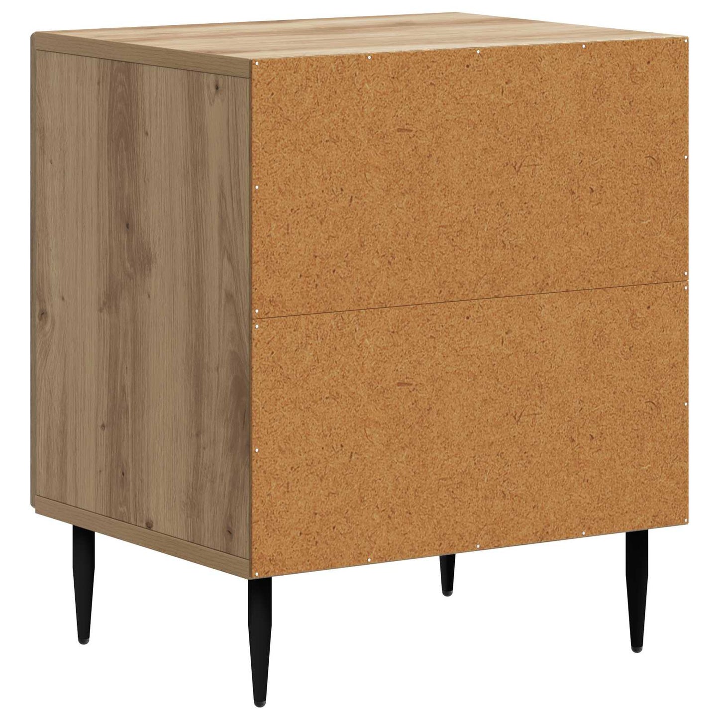 Armadio da Notte 2 pcs Rovere Artigianale 43 x 34,5 x 50 cm | homemem39