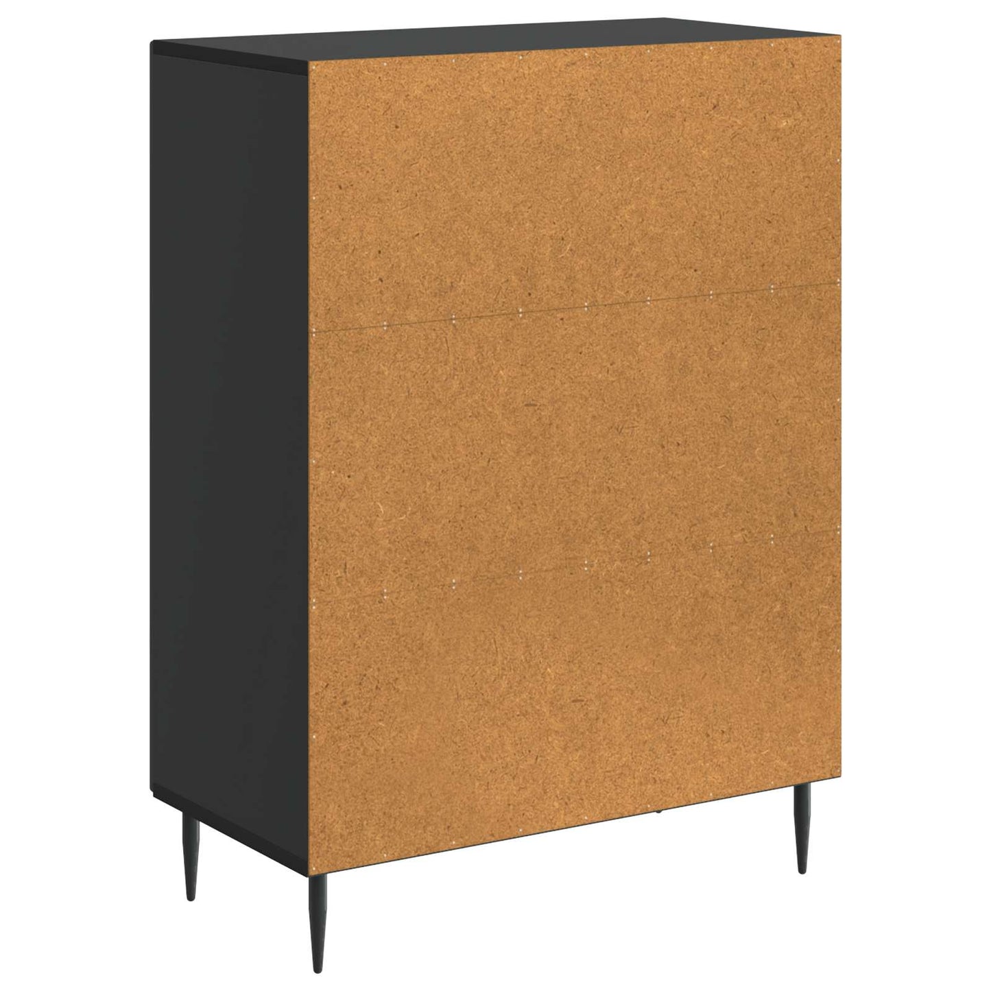 Credenza Nero 66 x 34,5 x 89,5 cm Legno ingegnerizzato
