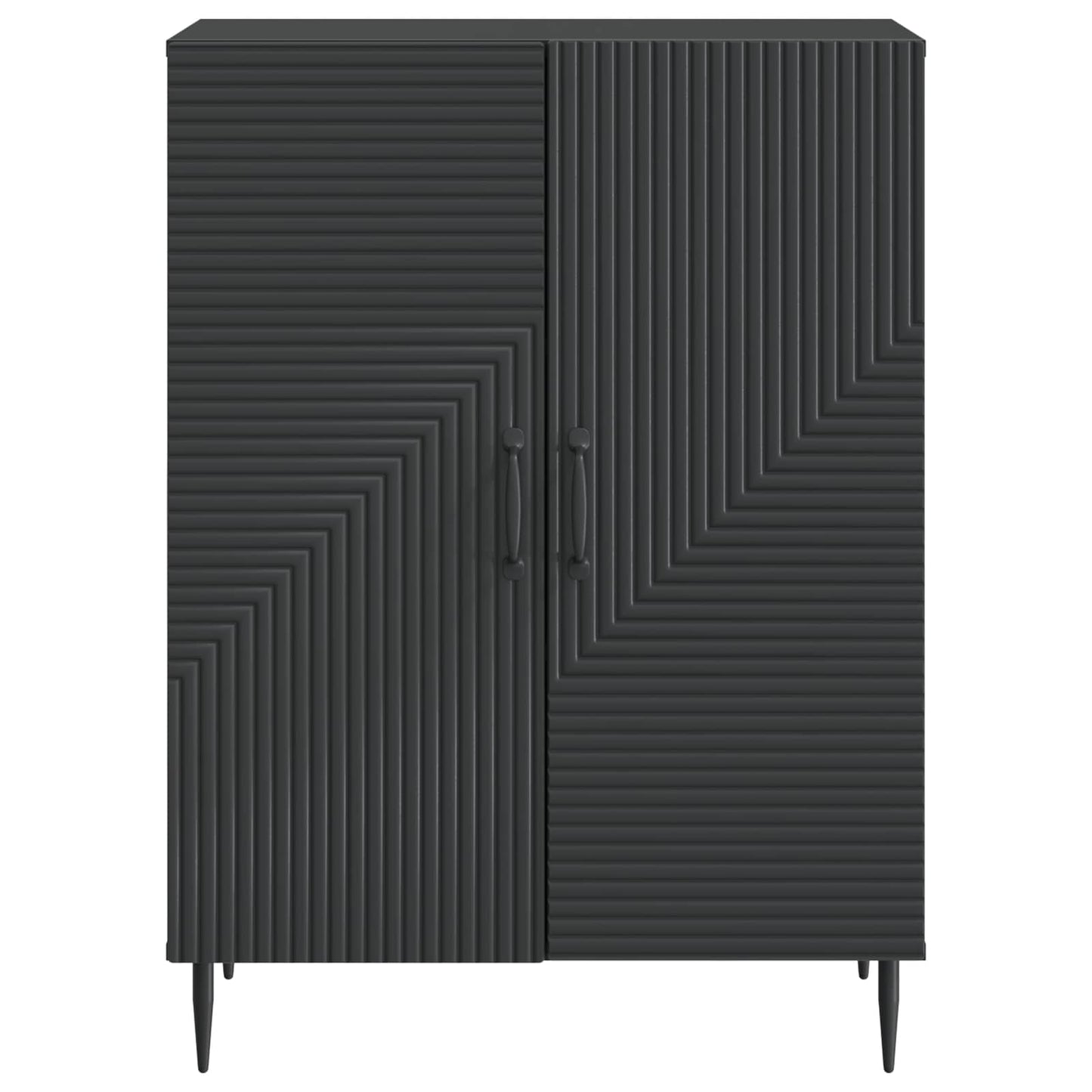 Credenza Nero 66 x 34,5 x 89,5 cm Legno ingegnerizzato | homemem39