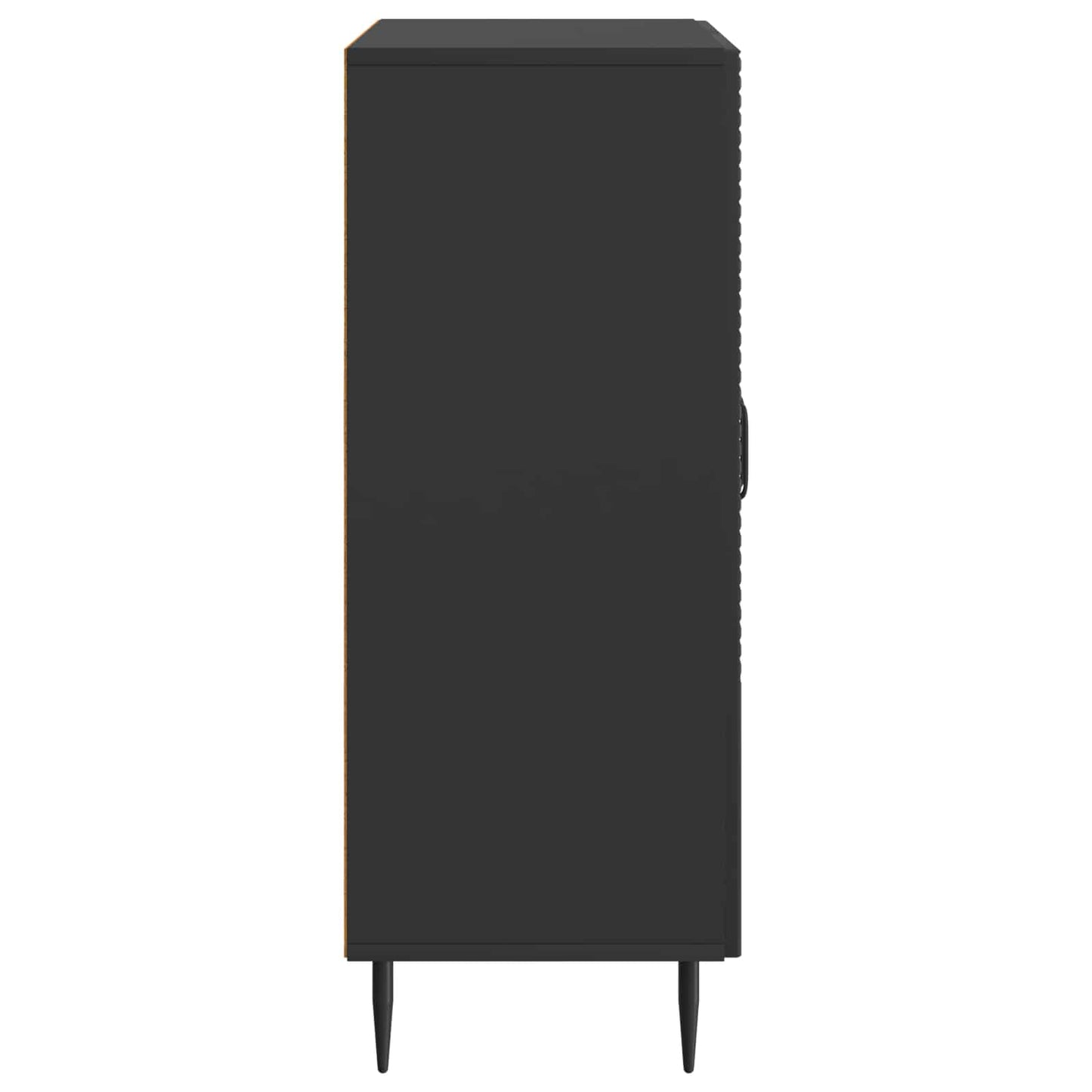 Credenza Nero 66 x 34,5 x 89,5 cm Legno ingegnerizzato