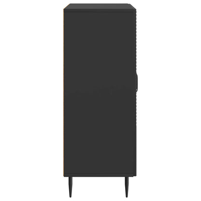 Credenza Nero 66 x 34,5 x 89,5 cm Legno ingegnerizzato