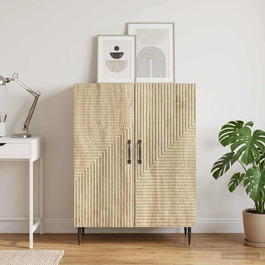 Credenza Rovere Sonoma 66 x 34,5 x 89,5 cm Legno ingegnerizzato