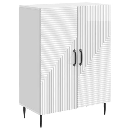Credenza Bianco Lucido 66 x 34,5 x 89,5 cm Legno ingegnerizzato | homemem39
