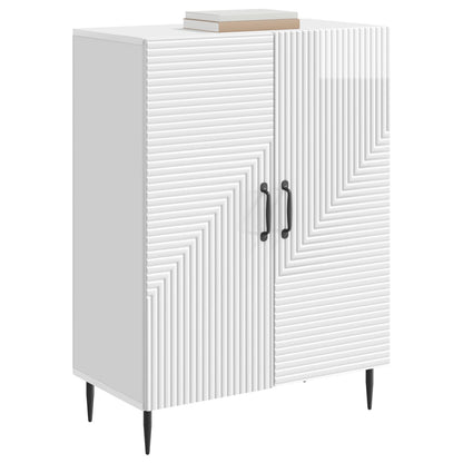 Credenza Bianco Lucido 66 x 34,5 x 89,5 cm Legno ingegnerizzato | homemem39