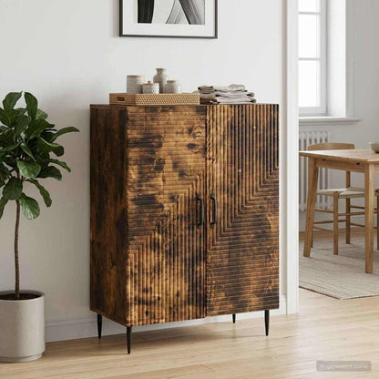 Credenza Rovere Fumo 66 x 34,5 x 89,5 cm Legno ingegnerizzato