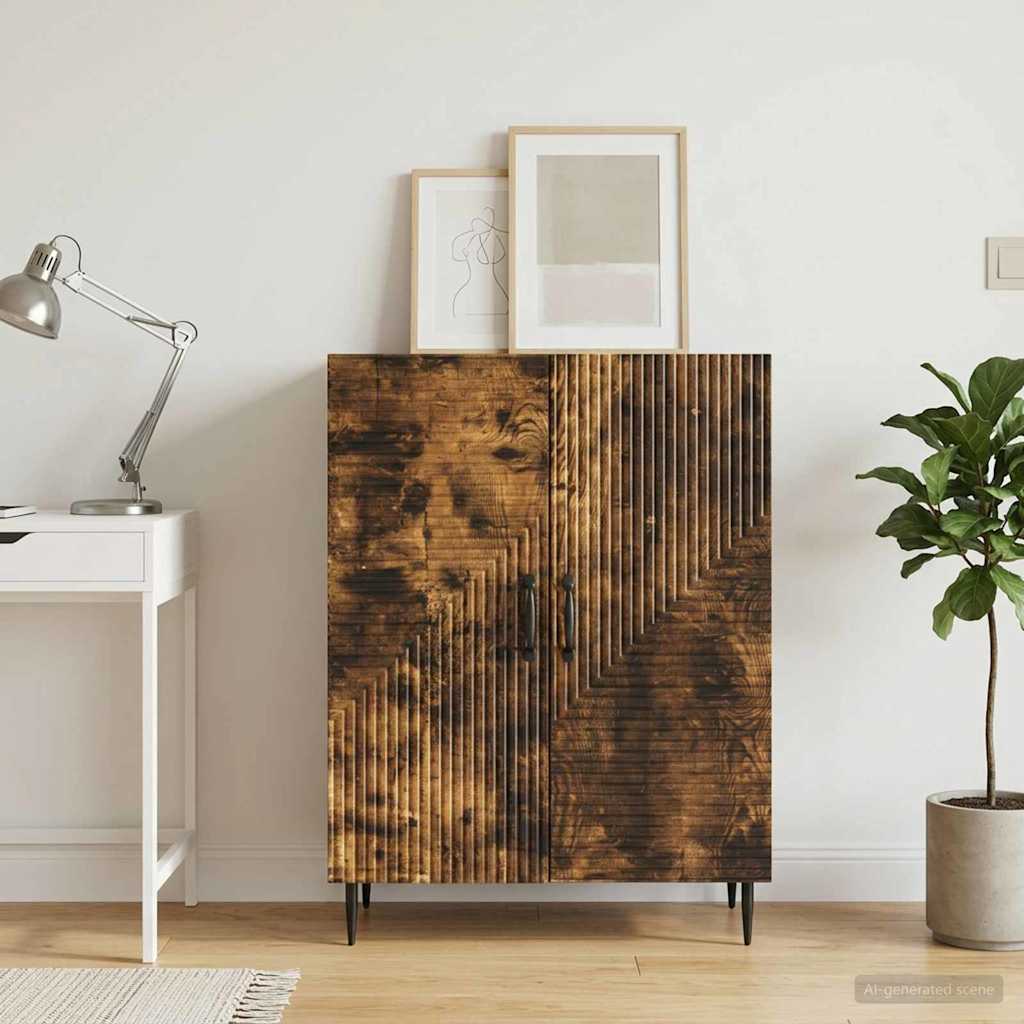 Credenza Rovere Fumo 66 x 34,5 x 89,5 cm Legno ingegnerizzato