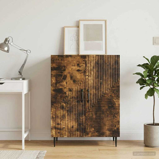 Credenza Rovere Fumo 66 x 34,5 x 89,5 cm Legno ingegnerizzato