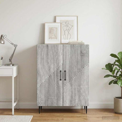 Credenza Grigio Sonoma 66 x 34,5 x 89,5 cm Legno ingegnerizzato