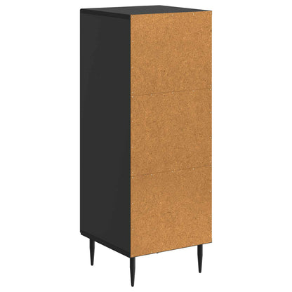 Credenza Nero 33 x 34,5 x 89,5 cm Legno ingegnerizzato | homemem39