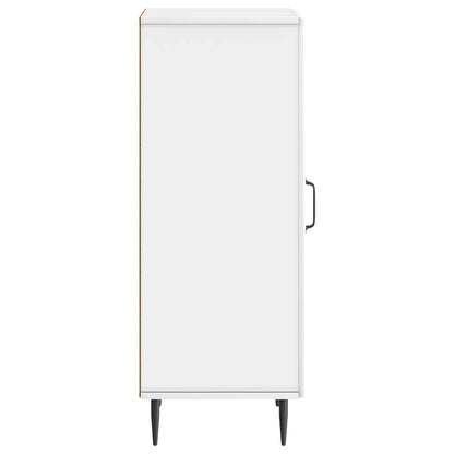 Credenza Bianco Lucido 33 x 34,5 x 89,5 cm Legno ingegnerizzato | homemem39