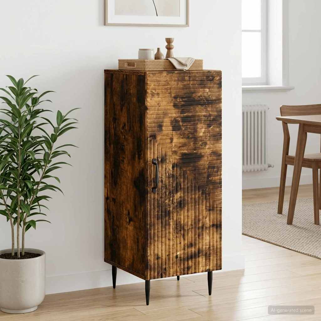 Credenza Rovere Fumo 33 x 34,5 x 89,5 cm Legno ingegnerizzato